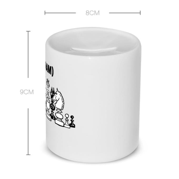 Akyol - schaken met eigen naam Spaarpot - Schaken - schaker - denksport - 350 ML inhoud