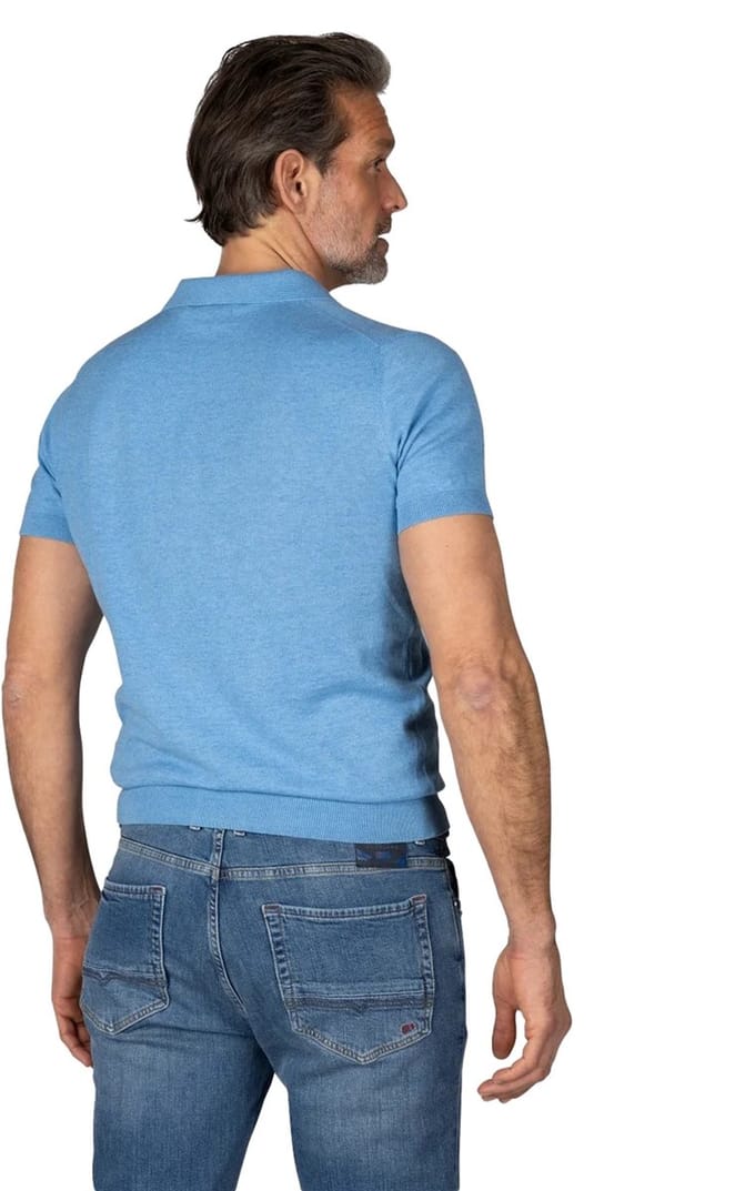NZA - Heren Polo - Sergio - 25BN180 - 1679 Pacific Blue