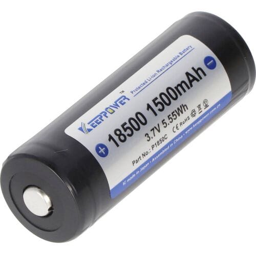 Keeppower Speciale oplaadbare batterij 18500 Li-ion 3.7 V 1500 mAh 1 stuk(s)
