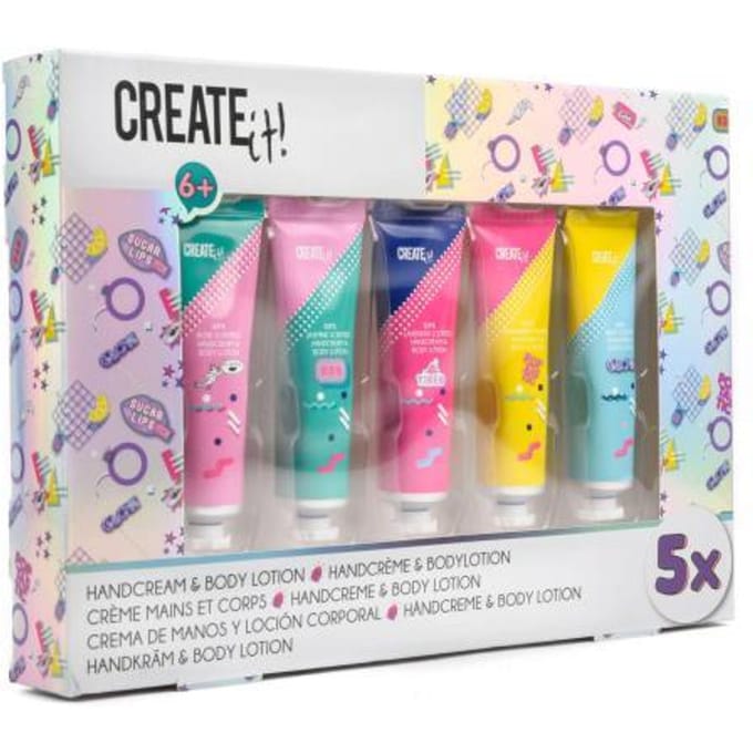 Create it! Poptastic Handcrème & Bodylotion 5-pack Opmaken en sieraden