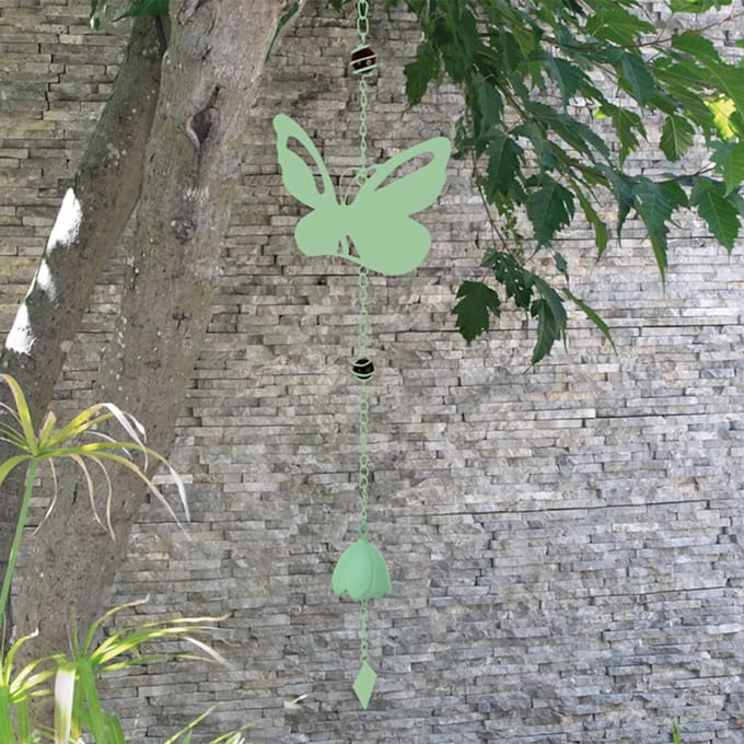 Windchime Vlinder met Kralen Louis Moulin