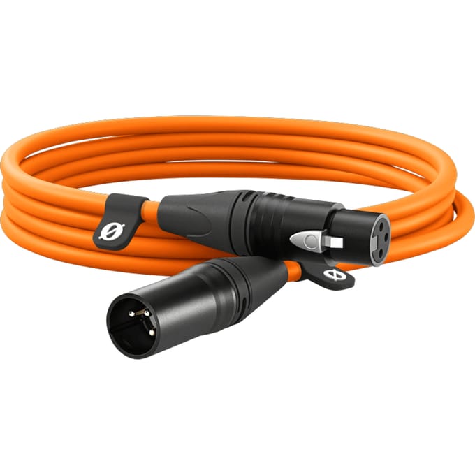 Rode XLR3M-O XLR Verbindingskabel 3 m Oranje