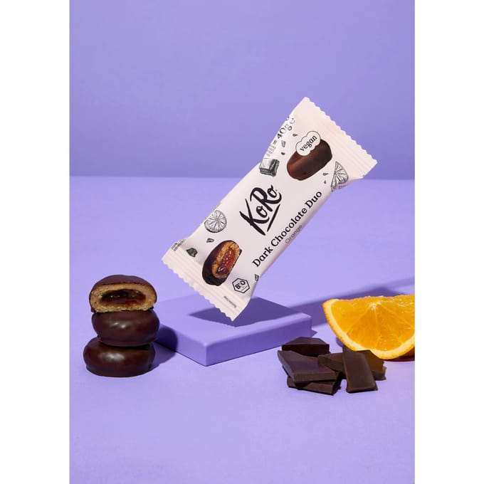 Bio dark chocolate duo orange 2 x 20 g