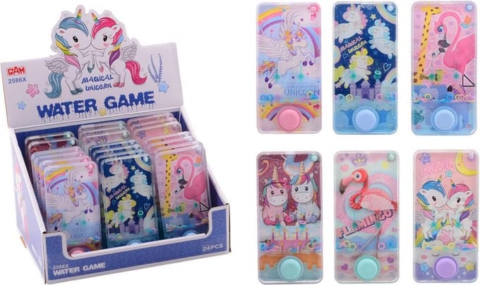 Johntoy Waterspel Ringen Unicorn Junior 6,5 X 13,5 Cm Roze