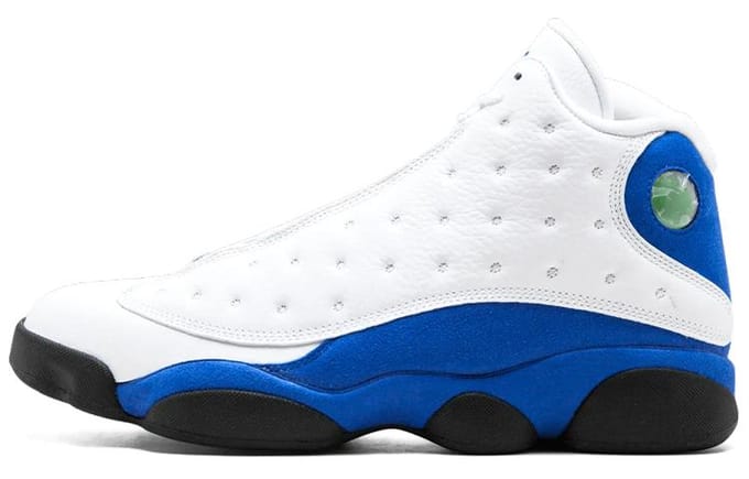 Jordan 13 Retro Wit Hyper Royal Zwart 414571-117 45 white