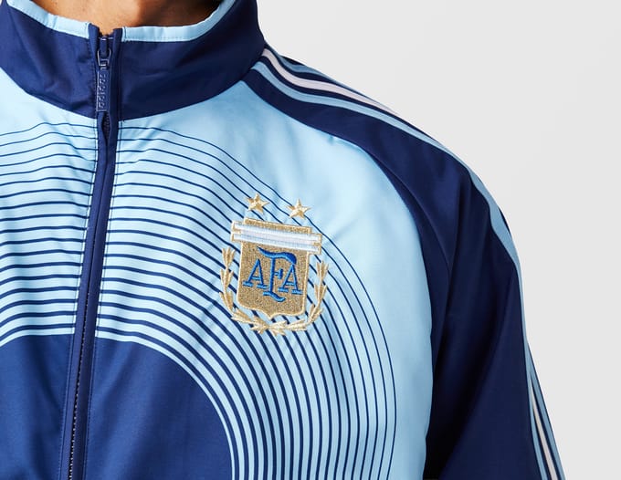 Adidas Argentina Trainingspakken Heren - Blauw - Maat XL - Poly Mesh