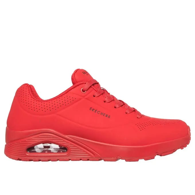 Skechers Uno - Stand On Air - Heren Sneakers - Rood