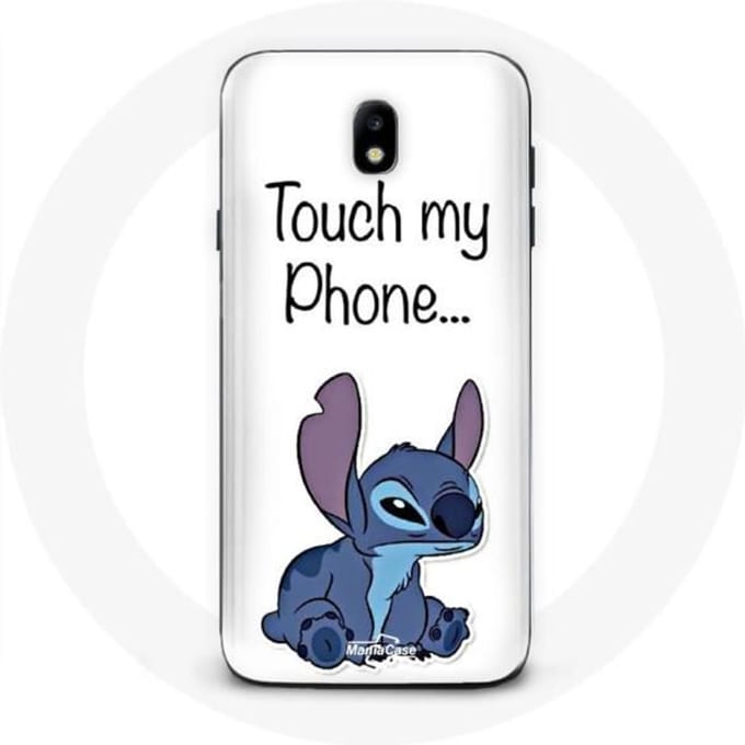 Coque - Samsung - Galaxy J3 2017 - Lilo et Stitch - Protection chocs - Souple blanc