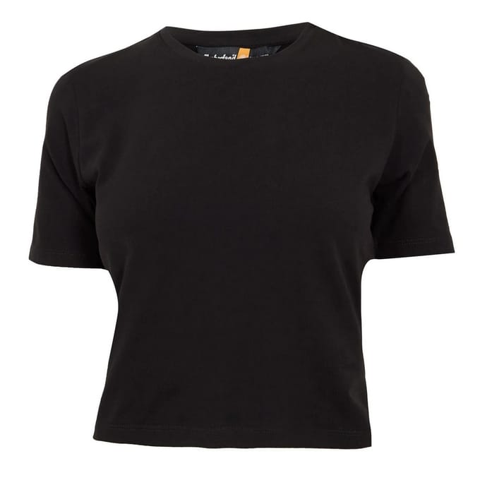 Timberland Dames/Dames Crew Hals Gewaad Top met Korte Mouwen (Zwart)
