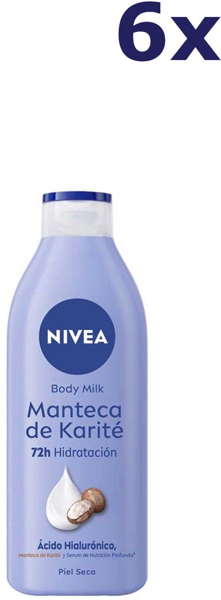 6x Nivea Bodymilk – Shea Butter 400 ml