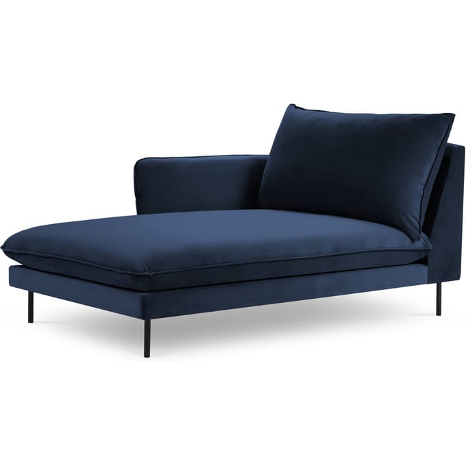 Chaise longue Vienna links velvet | Cosmopolitan Design