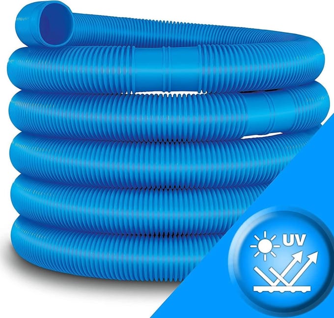 Sens Design zwembadslang 32 mm - 8 meter - blauw