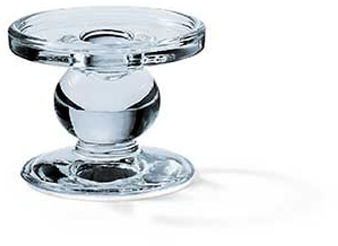 Ambiente - Kaarshouder - Blauw - Glas - Ø 9 - h 7 cm