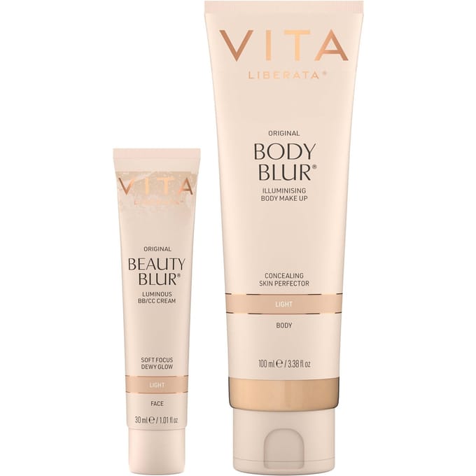 Vita Liberata Body Blur & Body Tanning Brush Bundle (Various Shades) - Light
