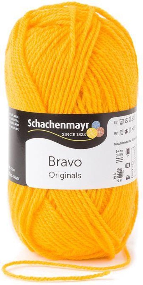 Bravo Wol - 50 gram -  Geel
