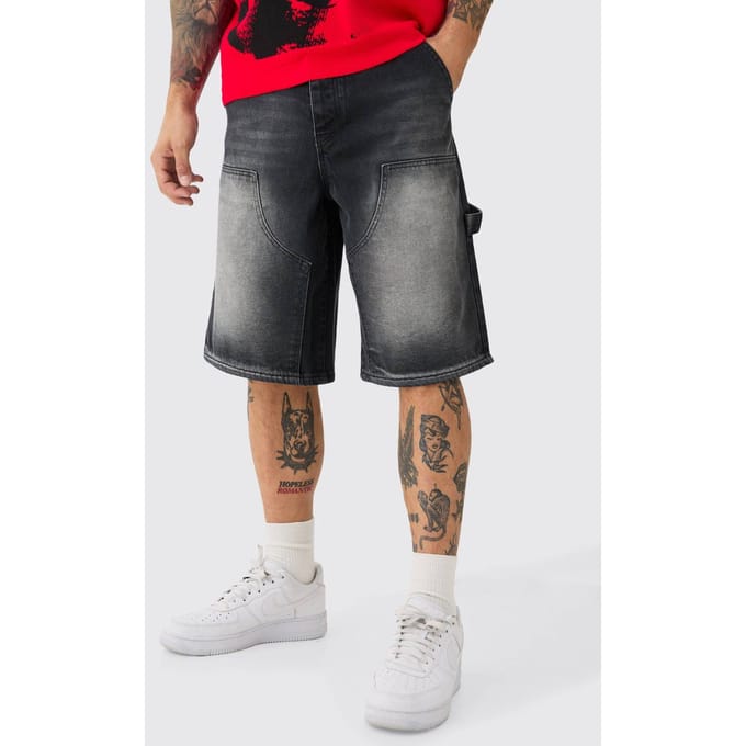 Carpenter Denim Jorts | Washed Black | Size 44