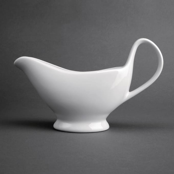 Olympia Whiteware sauciere 34cl (6 stuks)