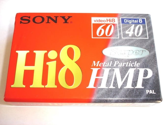 Sony P5-60 HMP Hi8 HI-8 CASSETTE TAPE 60 minuten