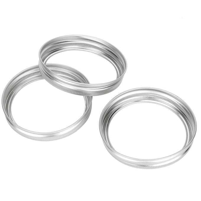 24 stuks Pot Afsluitdeksels Opslag Deksel Split Type Massieve Deksel Ronde Vorm Blik Accessoire Keuken 86MM zilver
