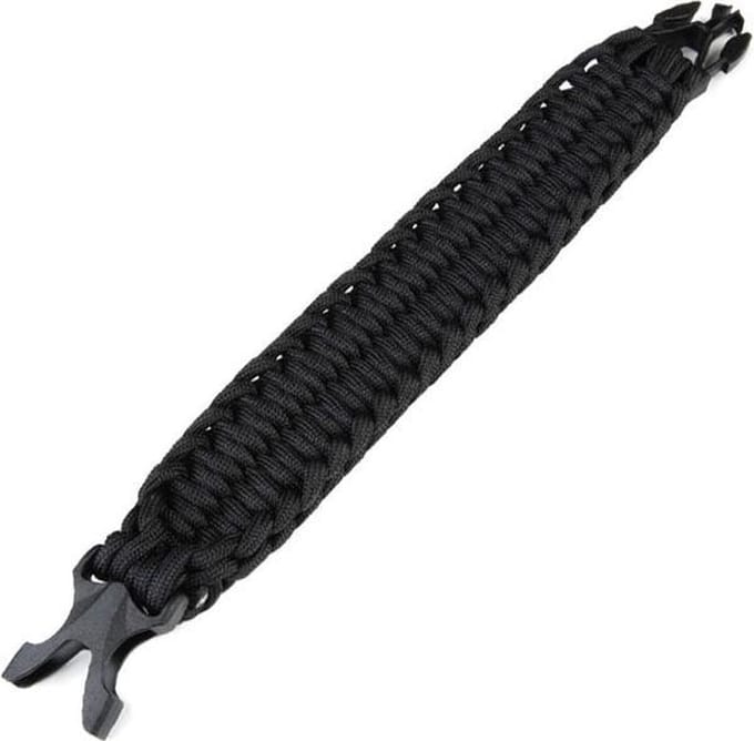 Paracord bracelet K2132 9inch zwart