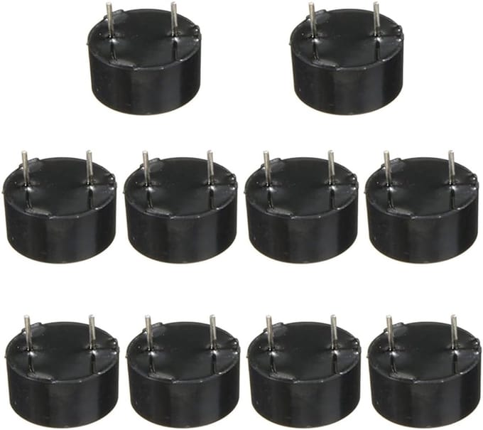 Passieve Zoemer - Alarm Module - Elektronische Componenten - Klein Volume Hoge Druk - 9 x 5.5 mm - Zwart