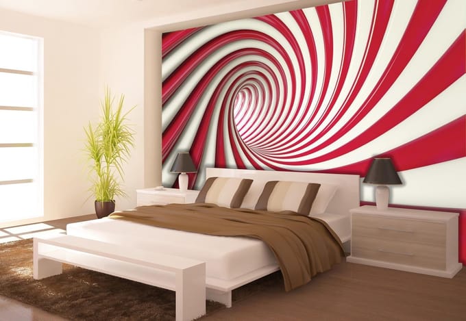Abstract Swirl Photo Wallcovering
