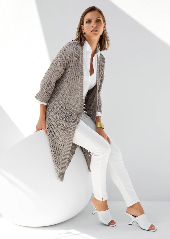 MADELEINE Tricot Jasje Lang vest