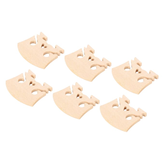 10 STUKS 44 Viool Brug Vervanging Hartvorm Ahorn Hout Snaarbrug voor Barok Stijl Violen beige