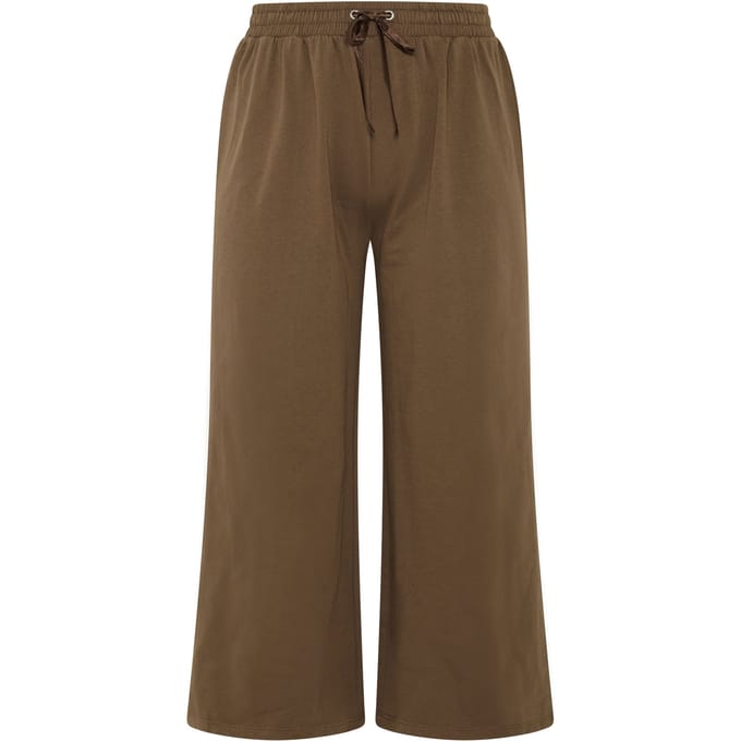 Limited Collection Bruine Joggingbroek Met Oogjes En Veter Size 48