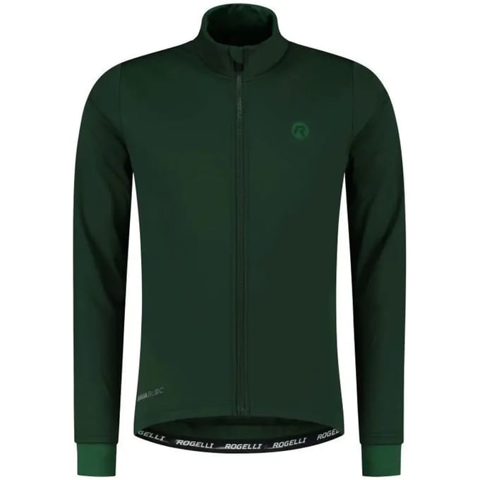 Rogelli Essential Heren Fietsjack Winter - Waterafstotend - Groen