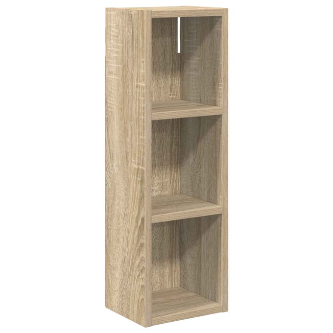 vidaXL - Badkamer - wandkast - Sonoma - Eik - 20 - x - 16 - x - 62,5 - cm