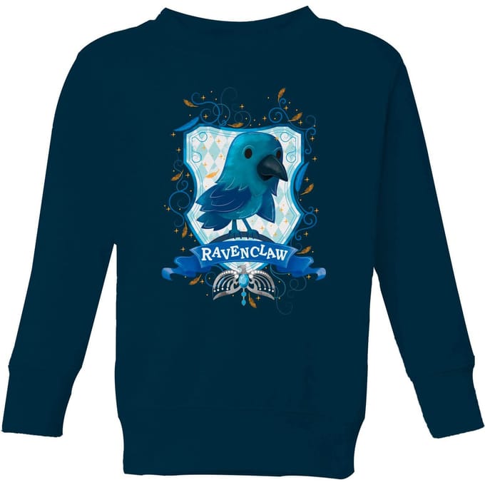Harry Potter Kids Ravenclaw Crest kindertrui - Navy - 146/152 (11-12 jaar)