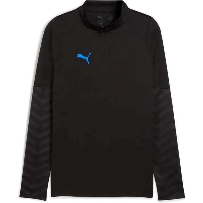 Puma Individualcup Sweatshirt Met Halve Rits Zwart M Man