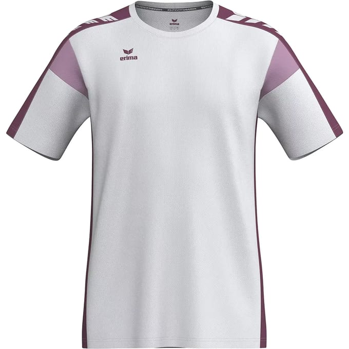 Erima Celebrate 125 T-Shirt Kinderen - Wit / Burgundy | Maat: 116