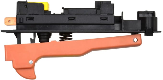 GEKO Schakelaar voor haakse slijper - Drukknop - Met filter - 127 mm - 31 mm - 63 mm