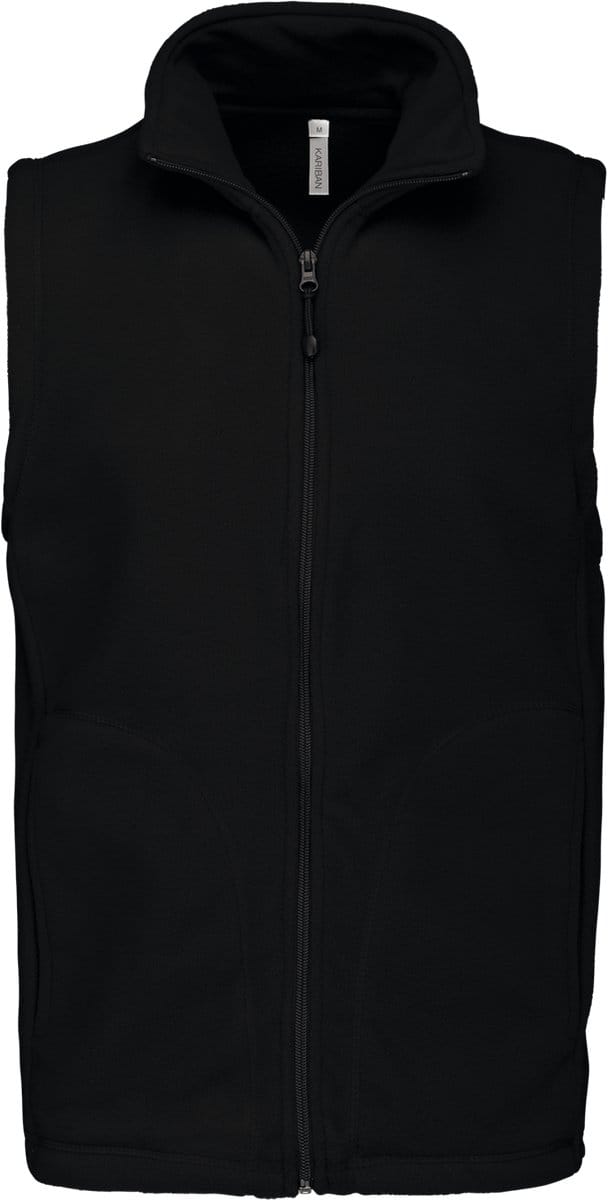 Kariban Bodywarmer van microfleece heren K913 - Black - 5XL