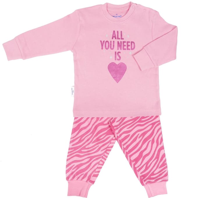 Frogs and Dogs - Pyjama All You Need - Roze - Maat 62 - Meisjes