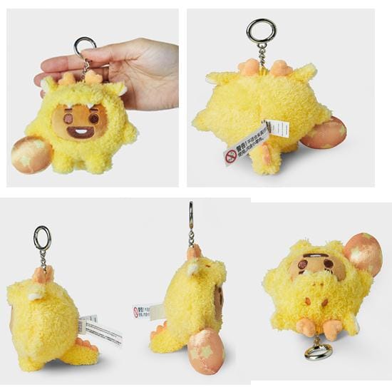 BT21 BABY Nieuwjaar drakenpop sleutelhanger white