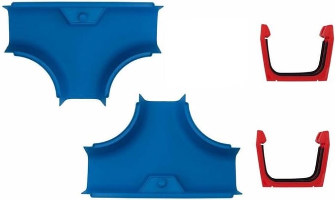 Big - AquaPlay - T-splitsing - set van 2 - Uitbreiding - Waterbaanaccessoires
