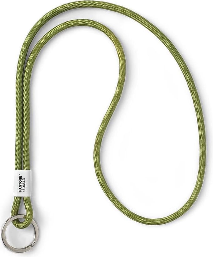 Copenhagen Design - Pantone - Sleutelhanger met Koord - Keycord - Groen