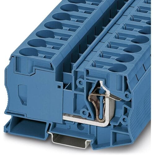 Phoenix Contact 3036181 Doorgangsserieklem 16 mm Spanveer Blauw 10 stuk(s) Piece