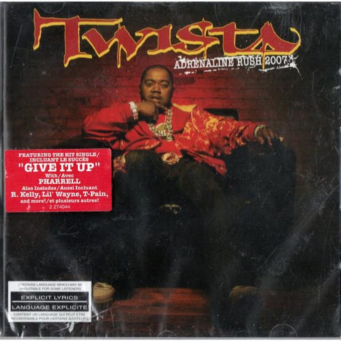 CD TWISTA Adrenaline Rush 2007 2274044 Atlantic 2007 US Rap HipHopRB Gebruikt