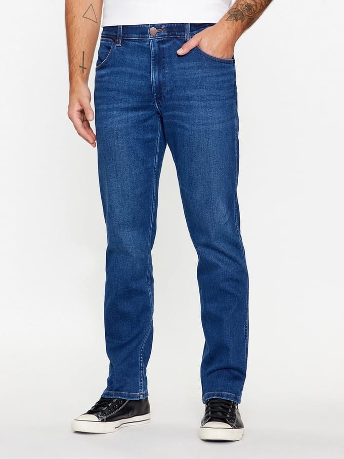 Wrangler - Greensboro - Heren Regular-fit Jeans - Olympia
