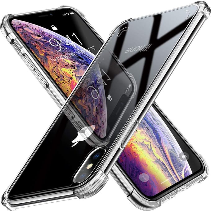 Hoesje voor iPhone X / iPhone XS backcover Shockproof siliconen Transparant