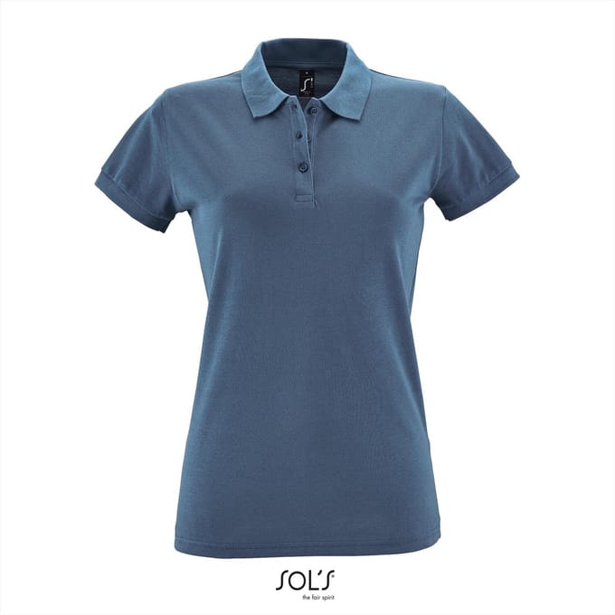 SOL'S Women´s Polo Shirt Perfect L526 - Slate Blue - XL