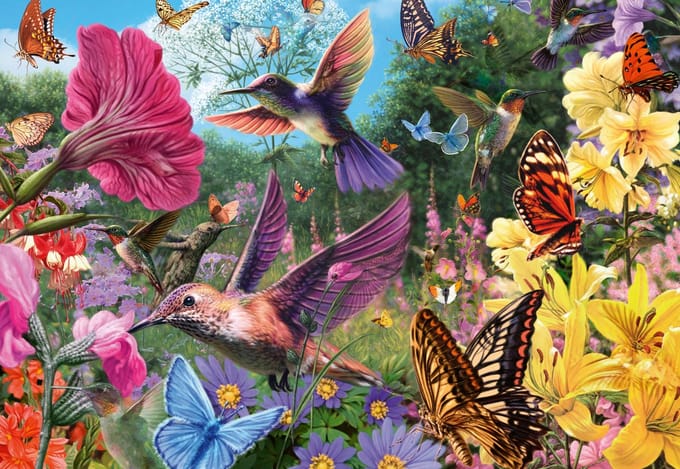 Ravensburger Kolibries & vlinders 200p Ad