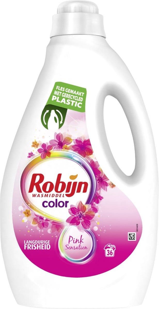 Robijn - Wasmiddel - Vloeibaar - Pink Sensation - 36wb/1,8L