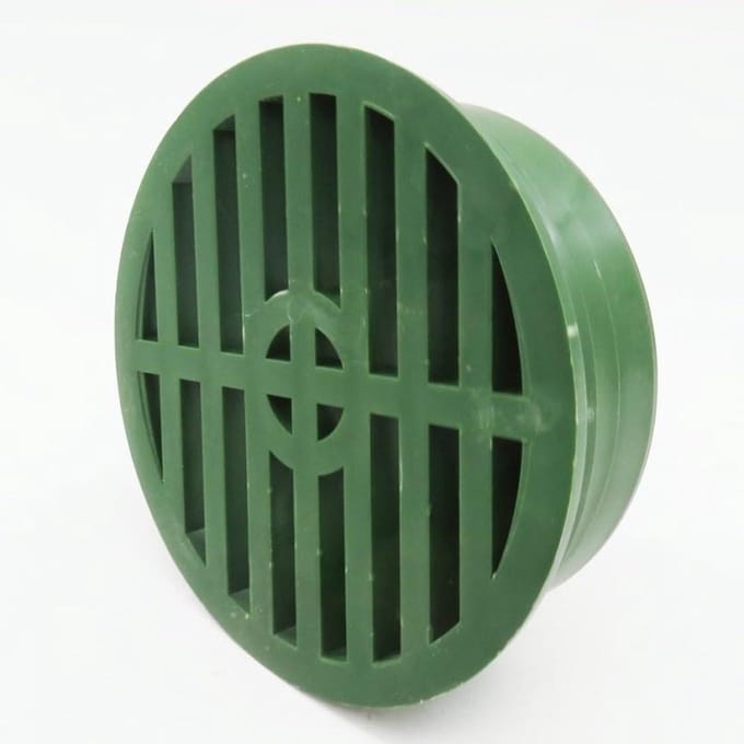 Gazon Afvoerrooster - Tuin Drainage Cover - Efficiënte Waterafvoer - Hoge Sterkte PVC Constructie - 10.5 cm - Groen