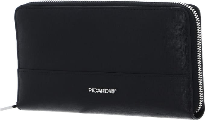 PICARD Portemonnee Superstar 1 Zip around Wallet Black Zwart