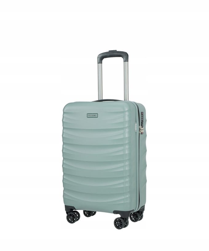 Puccini Valencia handtaskoffer, groot, lichtgewicht polycarbonaat, 55cm